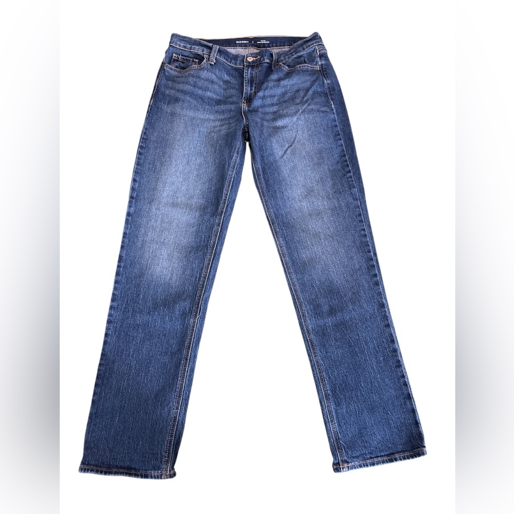 Old Navy Mid-Rise Wow Boyfriend Straight Leg Jeans